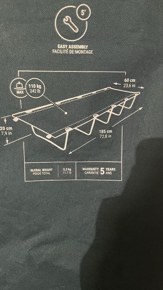 Cama de campismo