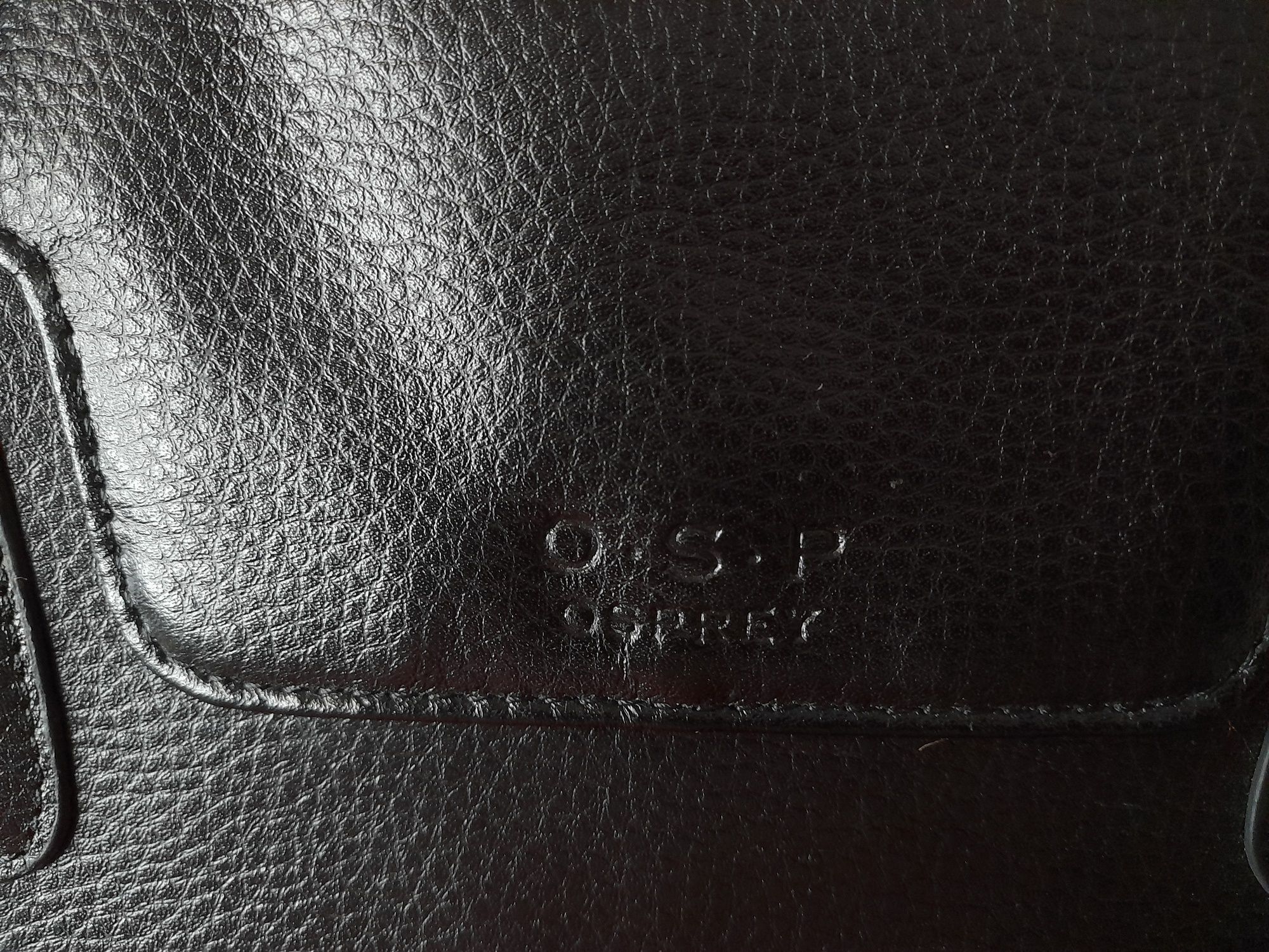 Стильная кожаная сумка Osprey оригинал черный