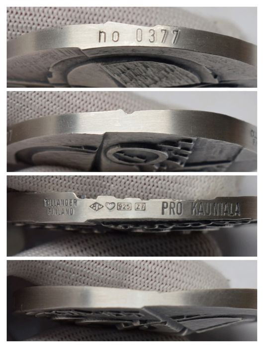 Срібна медаль Фінляндії Rotary. СРІБЛО. 88 грам. 0,925 проба.