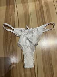 Stringi damskie biale Tezenis M