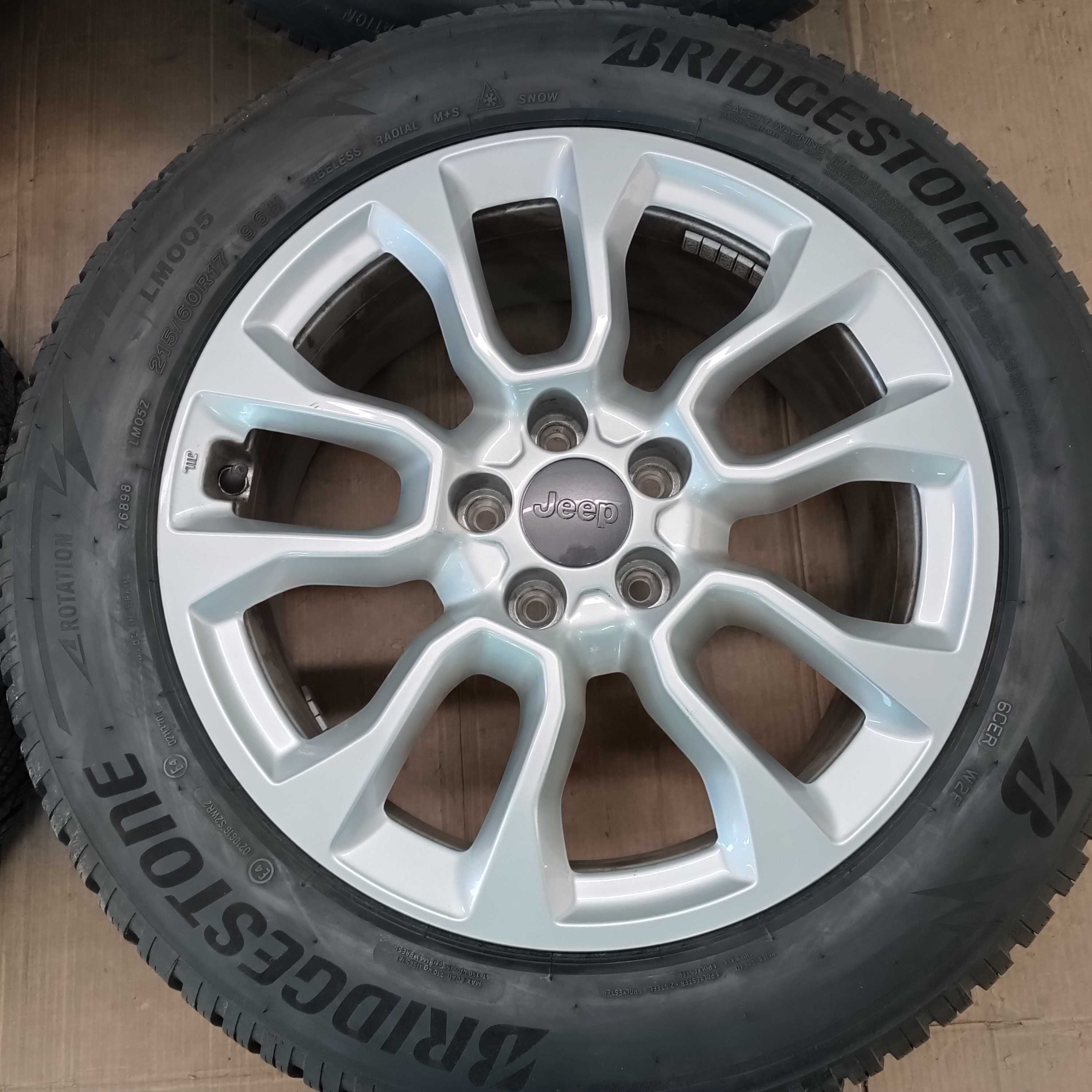 Koła Zimowe Felgi 17" 5x110 JEEP Compass Renegade 215/60/R17