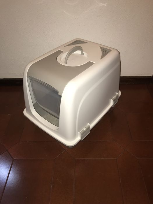 Caixa de Areia, Fechada, para Gato
