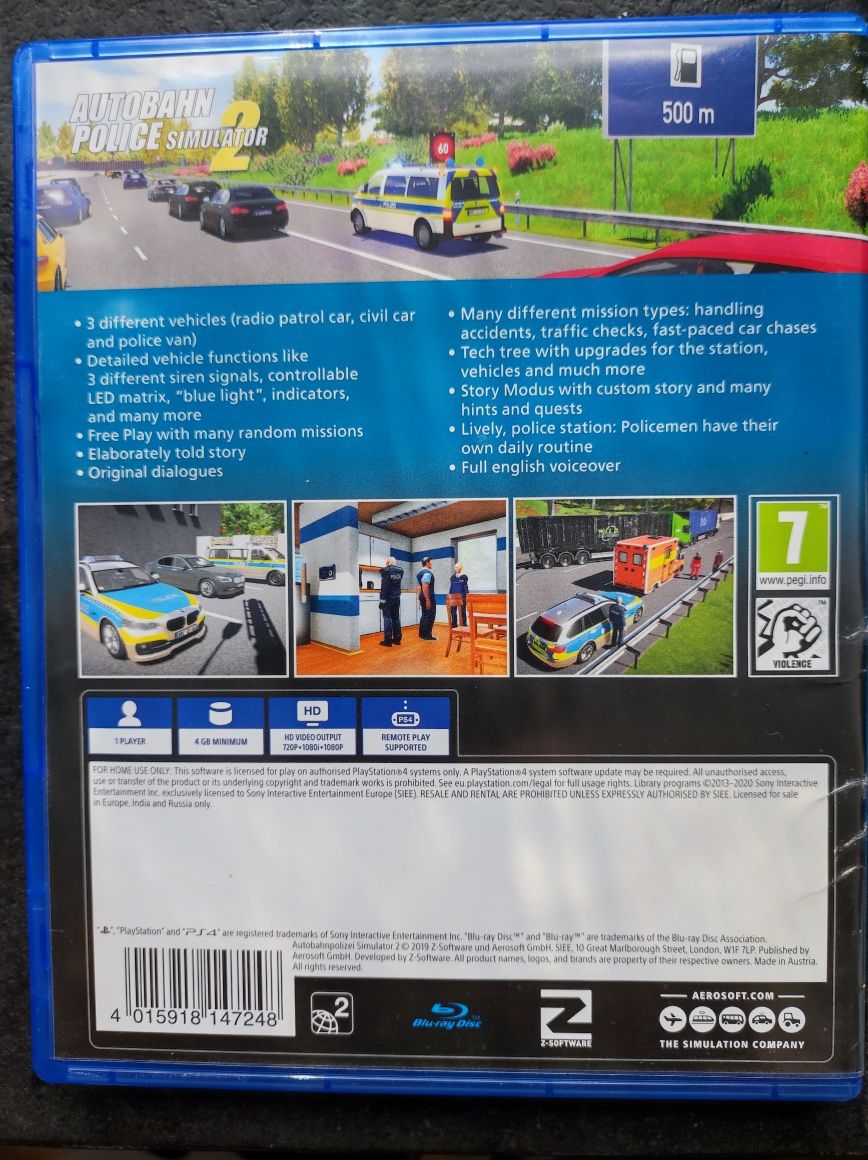 AUTOBAHN Police Simulator 2 PS4