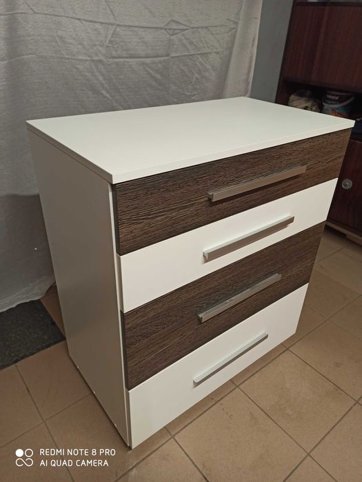 Komoda 4x szuflady MEGA PORZĄDNA -Od Stolarza !!! Nowa !!! Powystawowa