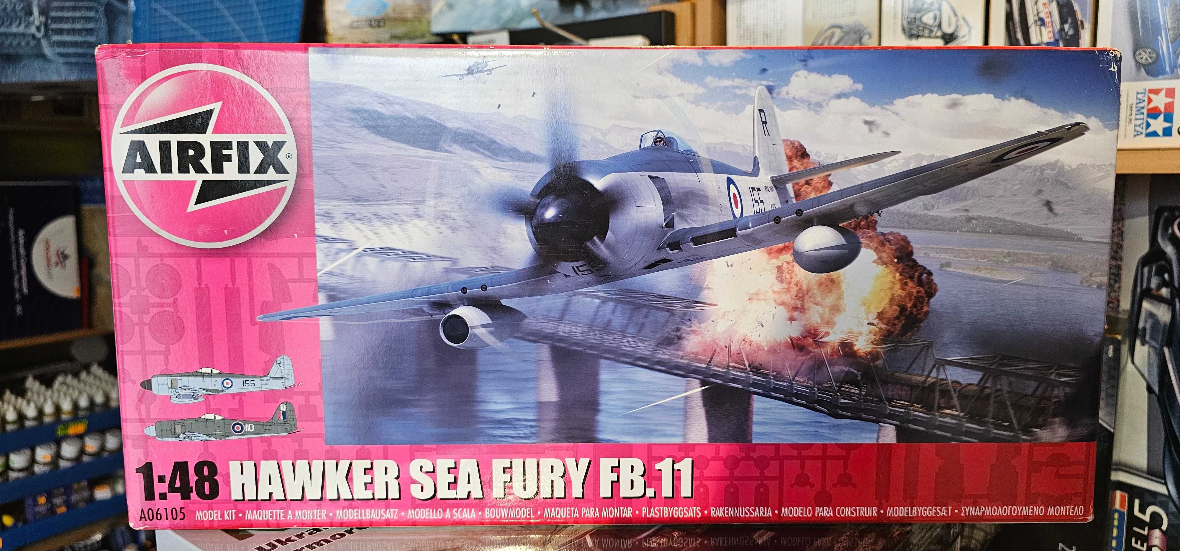 Airfix 06105 Hawker Sea Fury FB.II sklep Planeta Płock
