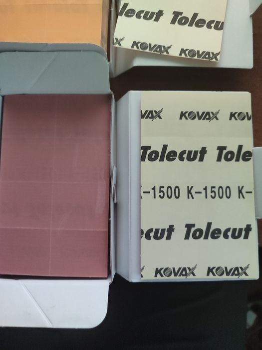 Kovax Tolecut клейові абразиви для підготовки до полірування