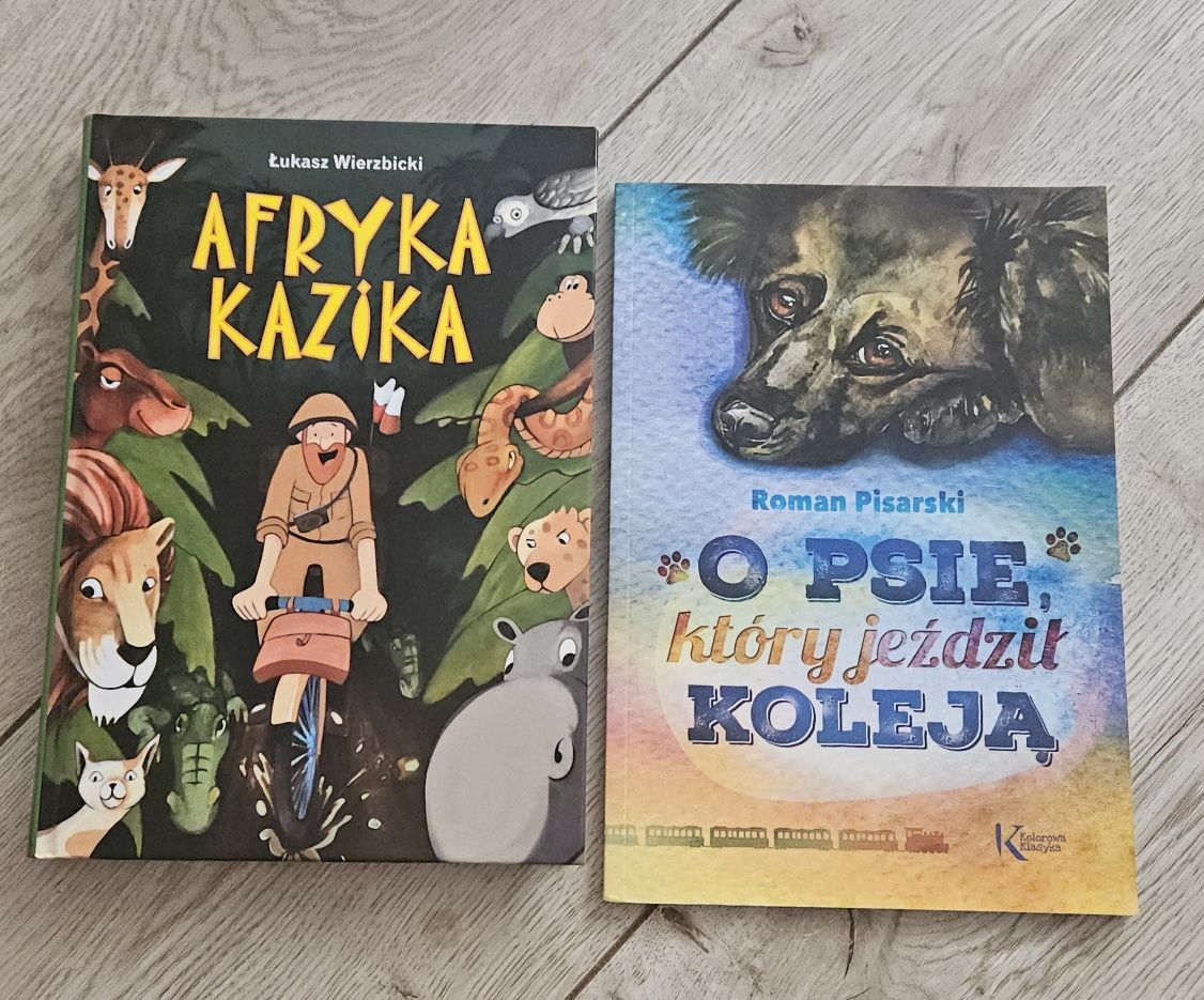 Lektura klasa 3 Afryka Kazika O psie który jeździł koleją Zestaw