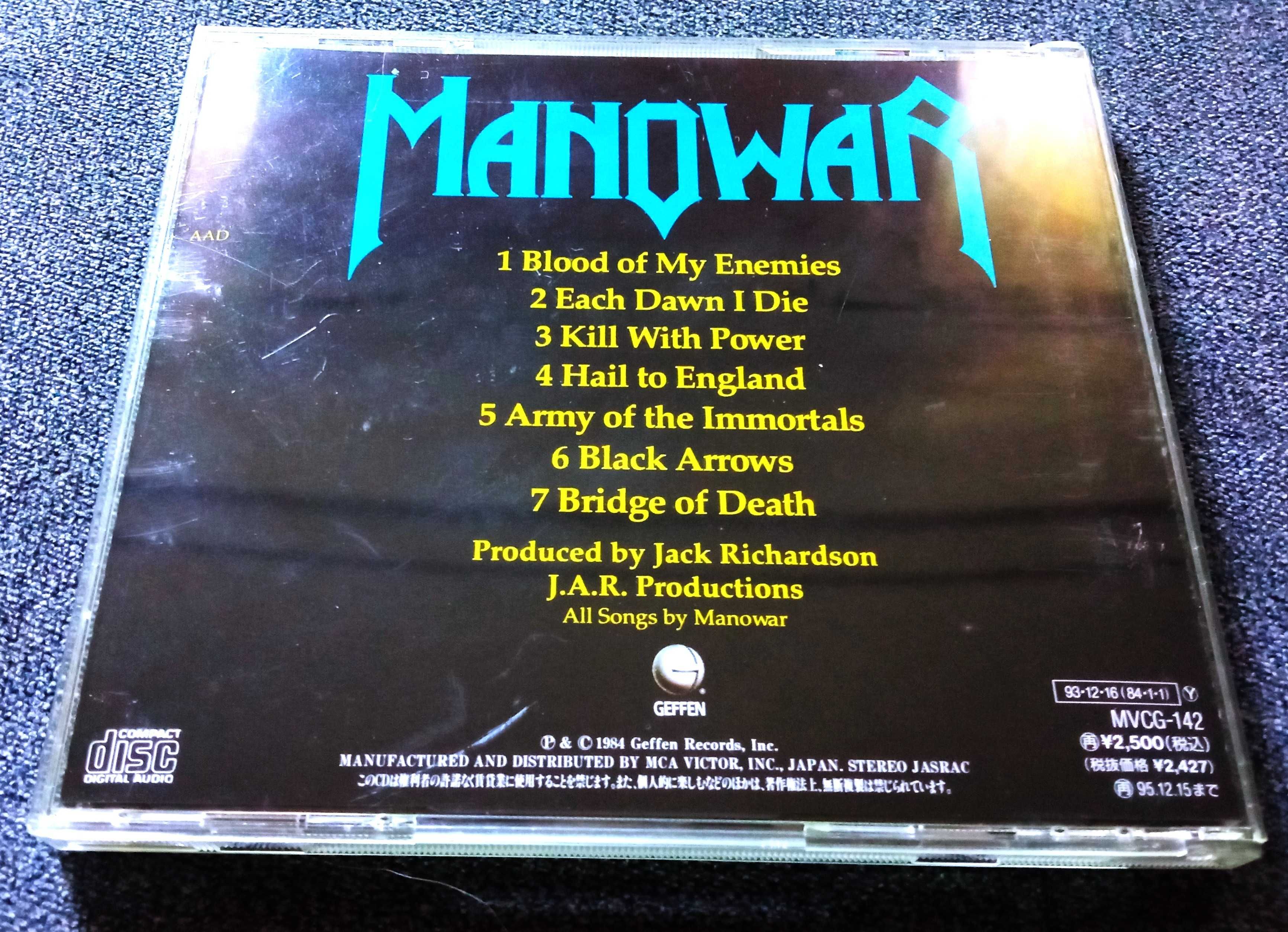 Manowar Hail To England CD 1press Japan jak NOWE!