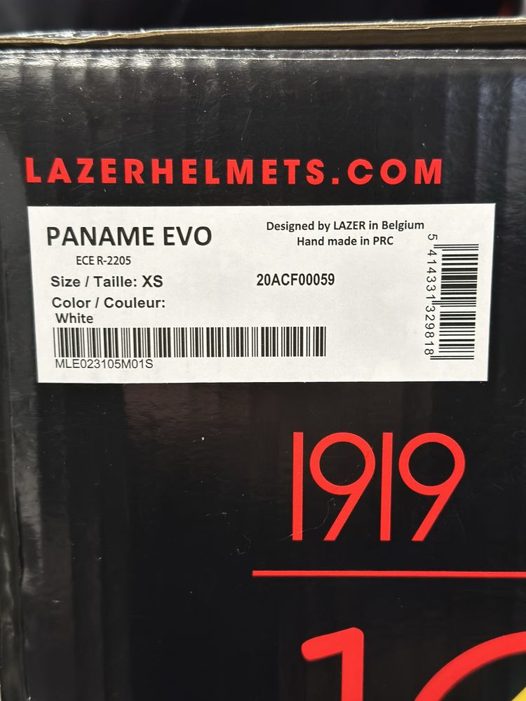 Szczekowy kask motocyklowy LAZER paname Evo rozmiar S lub XS, Blenda!