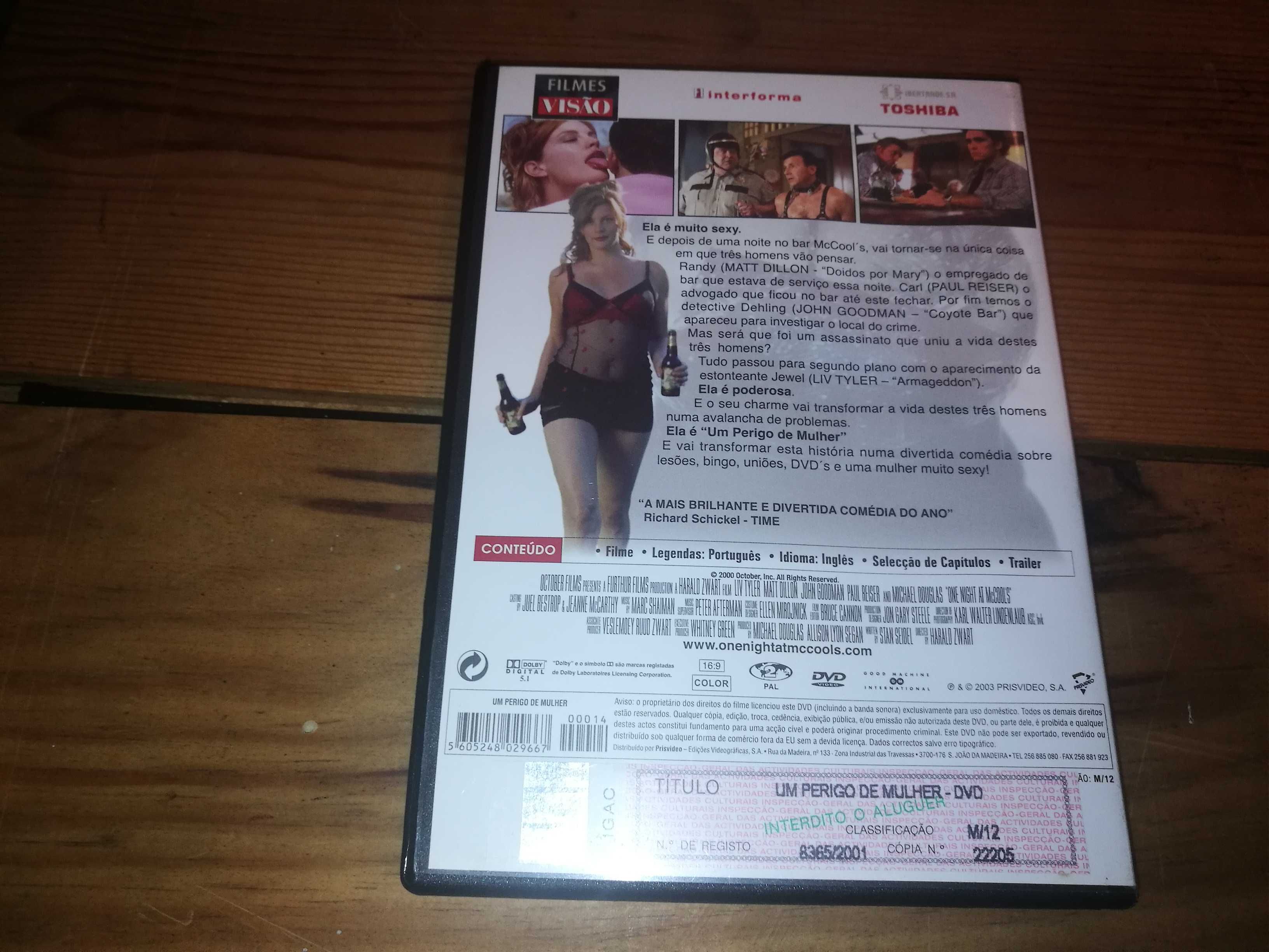 UM PERIGO DE MULHER	DVD (legendagem em Português)