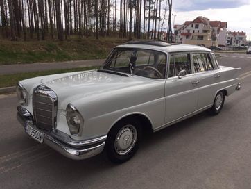 Auto do ślubu wesele Mercedes S ponad 60 lat piękny!