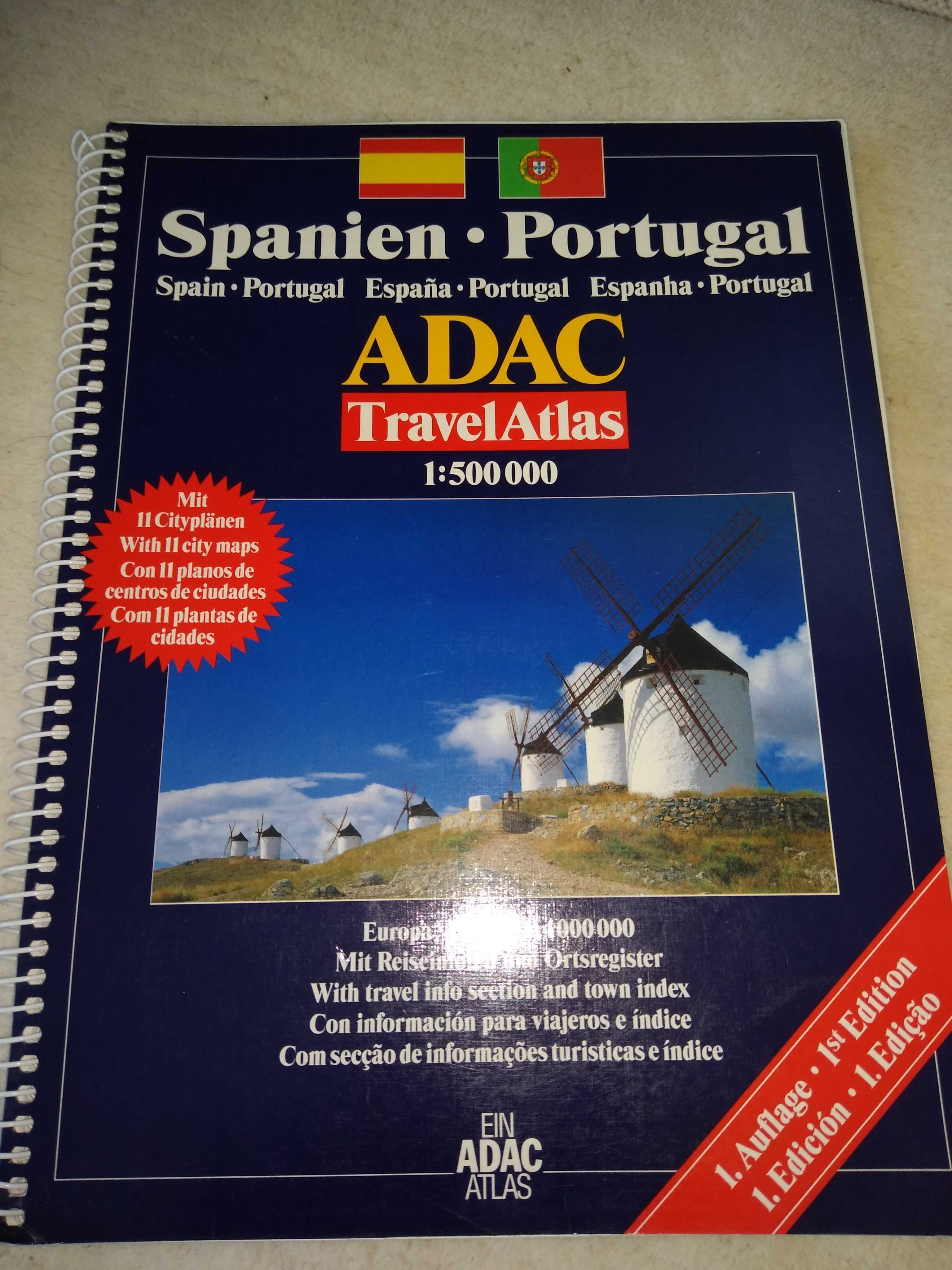 Atlas samochodowy, Hiszpania i Portugalia, ADAC