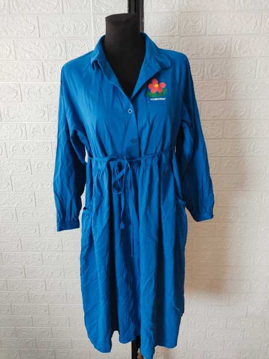 Sukienka piękna niebieska koktajlowa  rozmiar L nowa cena 28 zł