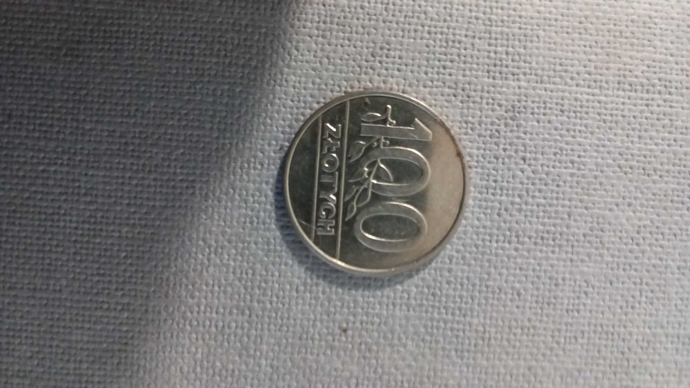 Moneta 100 zł złotych prl 1990r