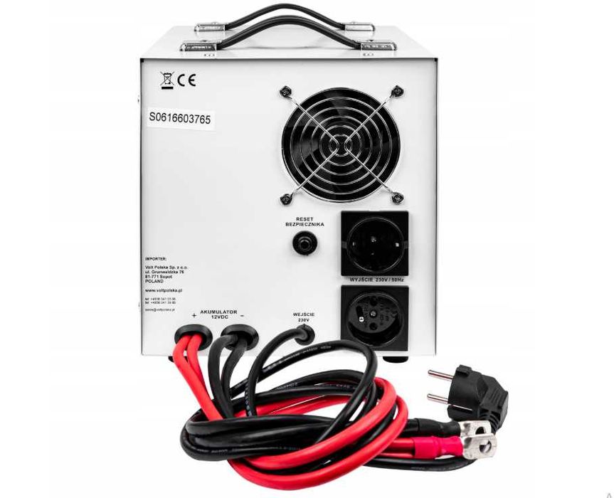 Інвертор VOLT POLSKA SINUS PRO 2200E 12V (інвертер+зарядний 2в1)