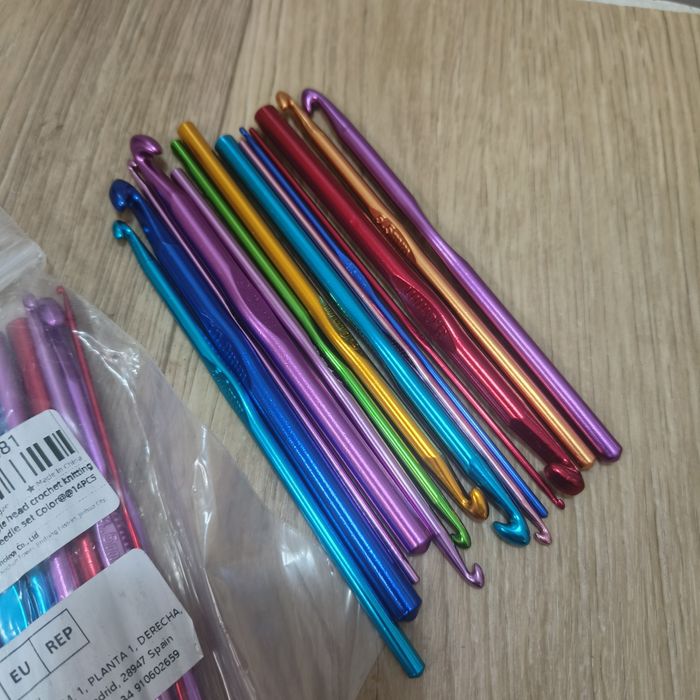 14шт набір гачків алюміній в'язання крючки для вязания крючок гачок