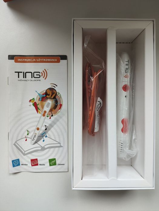 TING mówiący długopis + zestaw 4 gier edukacyjnych