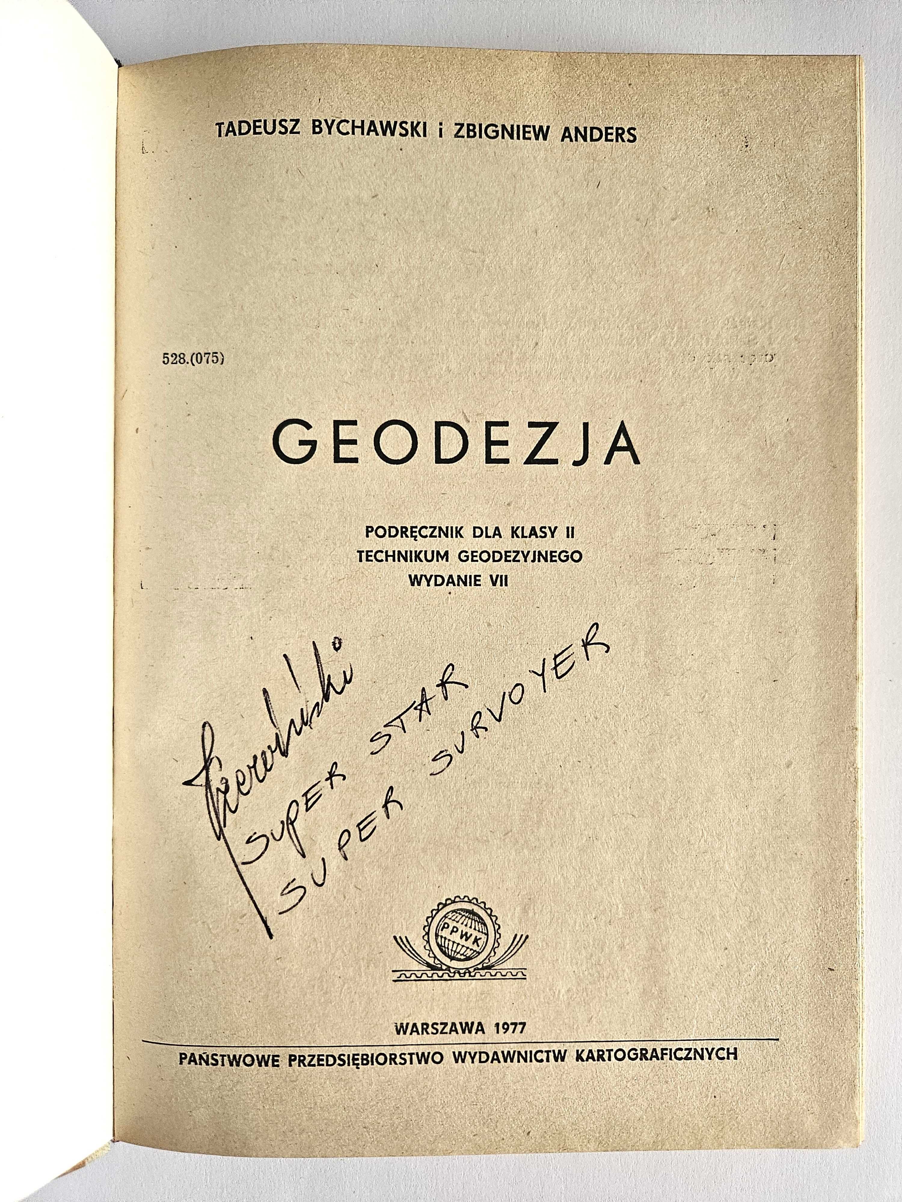 GEODEZJA. Podręcznik do klasy 2 Technikum Geodezyjnego