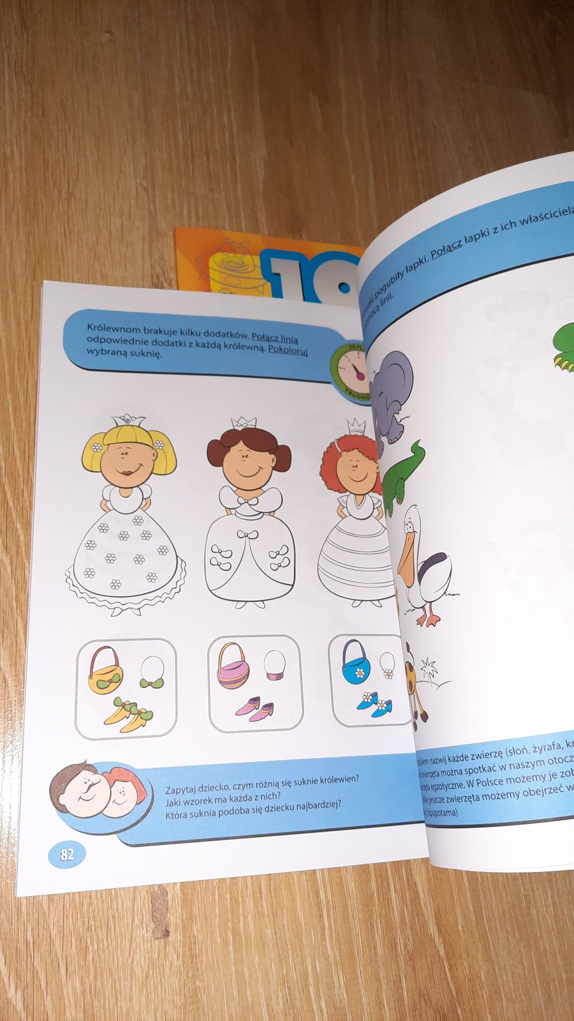 100 zabaw Nauka przez zabawę książeczka dla dzieci  2-6