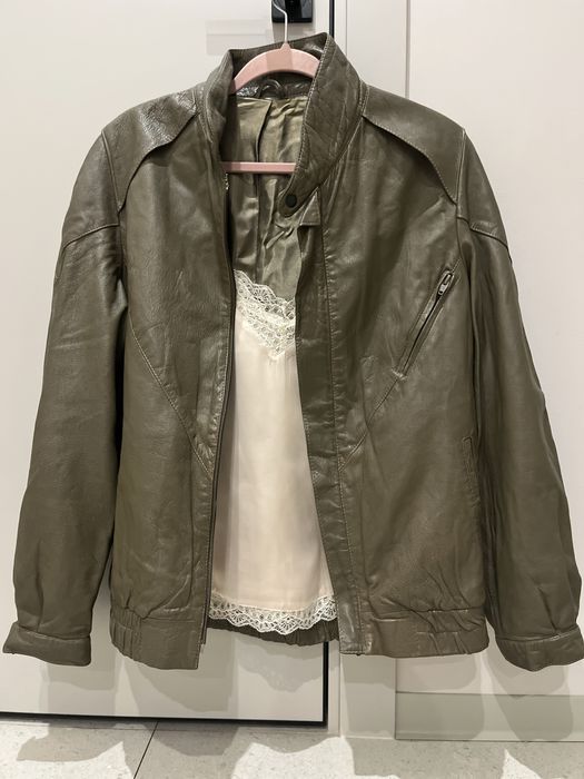 Бомбер натуральна шкіра