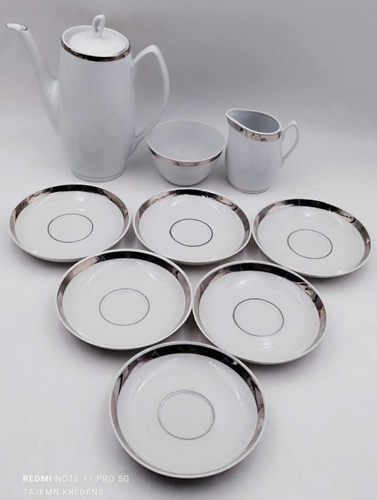 Serwis kawowy Aldona Chodzież platyna 180ml