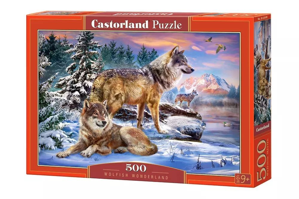 Puzzle 500 elementów. Wilcza kraina. Castorland