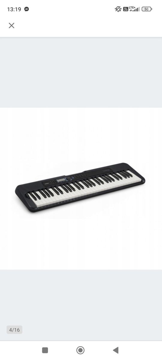 Casio Casiotone CT-S300 BK keyboard statyw ława słuchawki