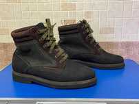 Мужские зимние кожаные ботинки Camel Boots 42.5-43р на овчине винтаж