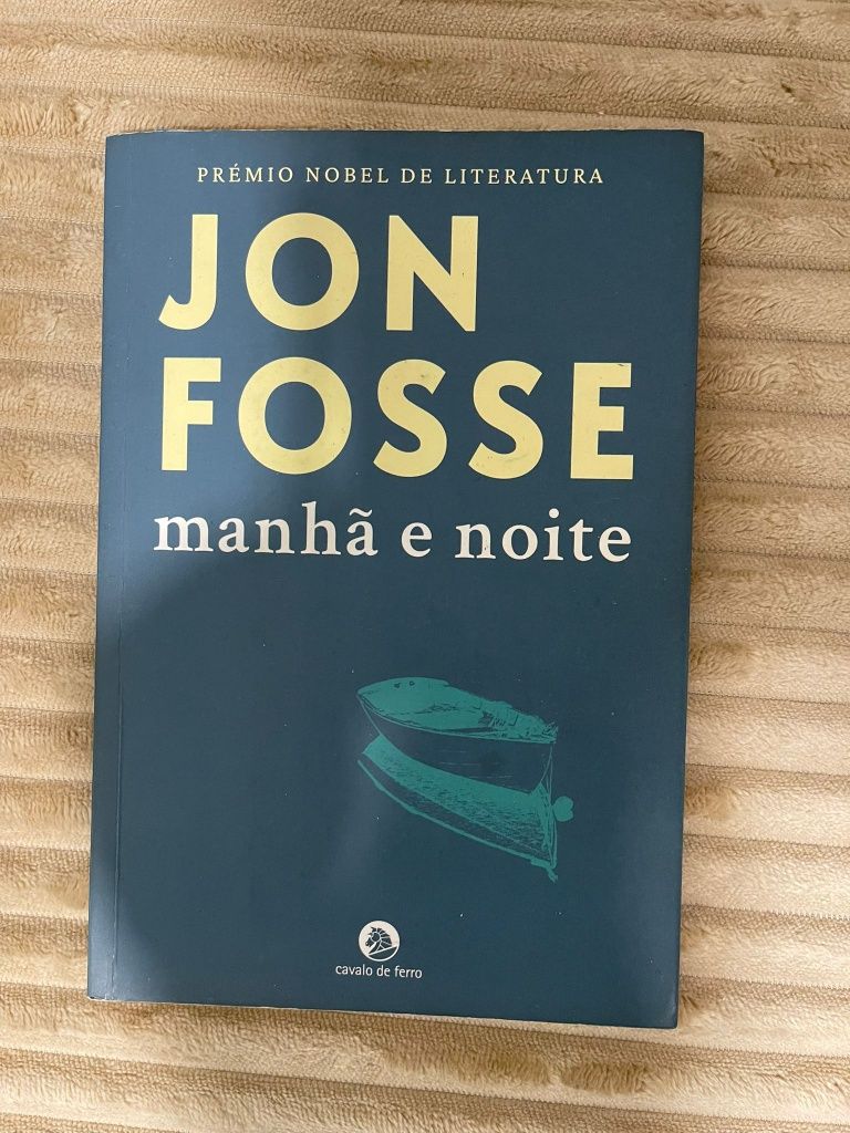 Livro Jon Fosse "manhã e noite"