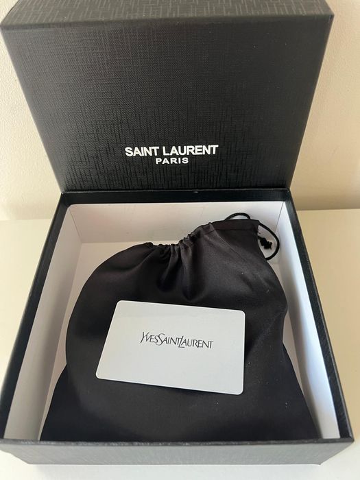 Pasek YSL Saint Laurent cassandre 85 skórzany