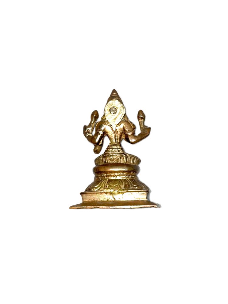idolo religioso e estatueta Lakshmi Devi bronze