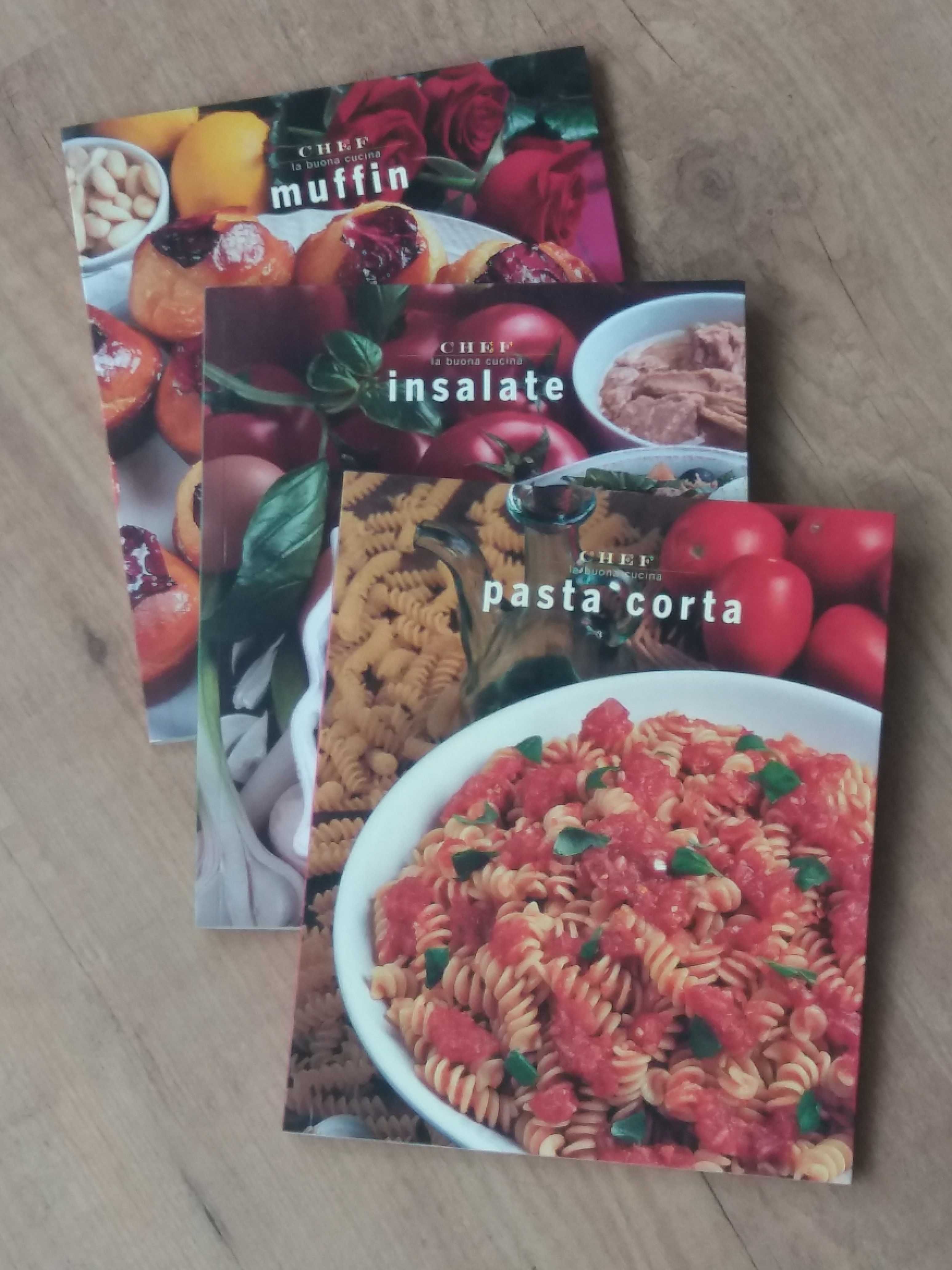 Receitas italianas - Pasta corta, muffins e saladas