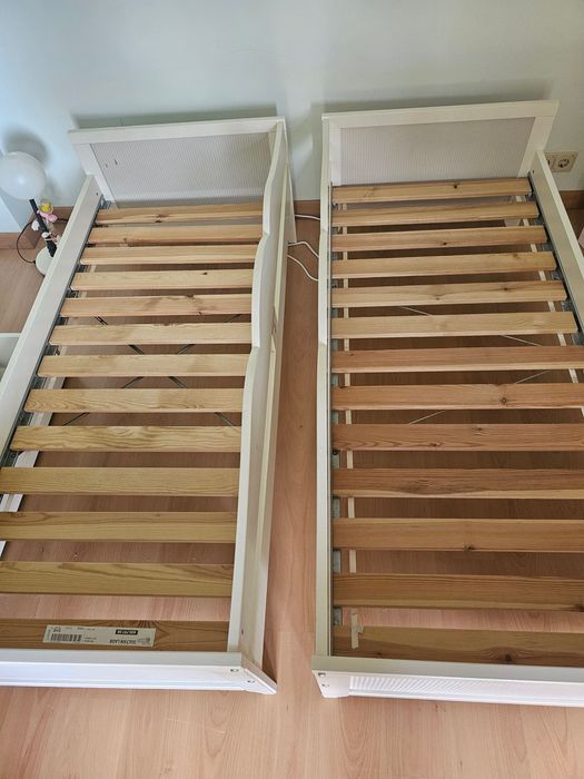 2 camas criança 70x160, com colchões - Ikea