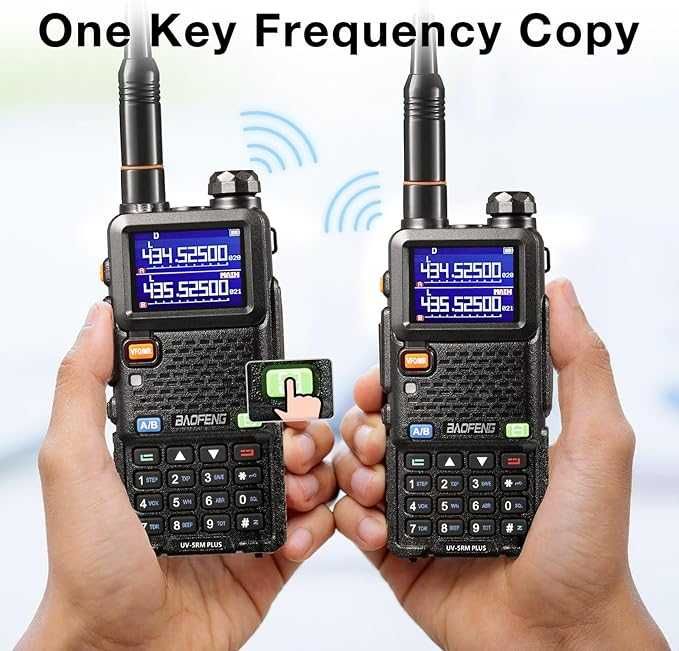 BAOFENG UV-5RM Plus krótkofalówka radiotelefon multiband Walkie Talkie
