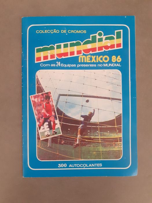 Caderneta cromos mundial México 86 (vazia)
