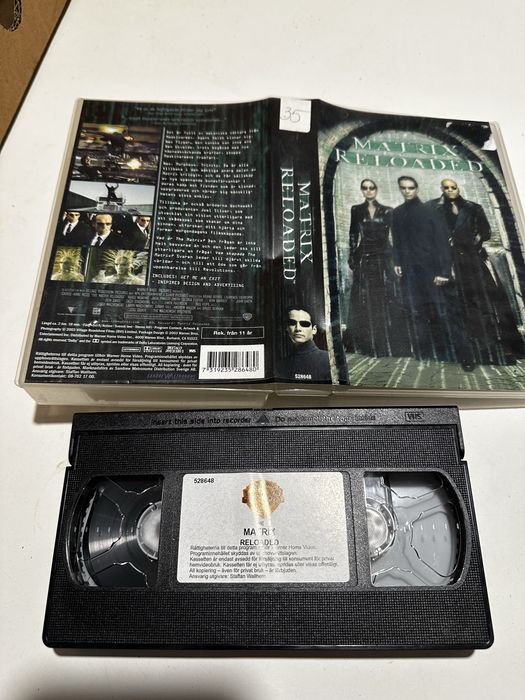 Matrix reloaded VHS