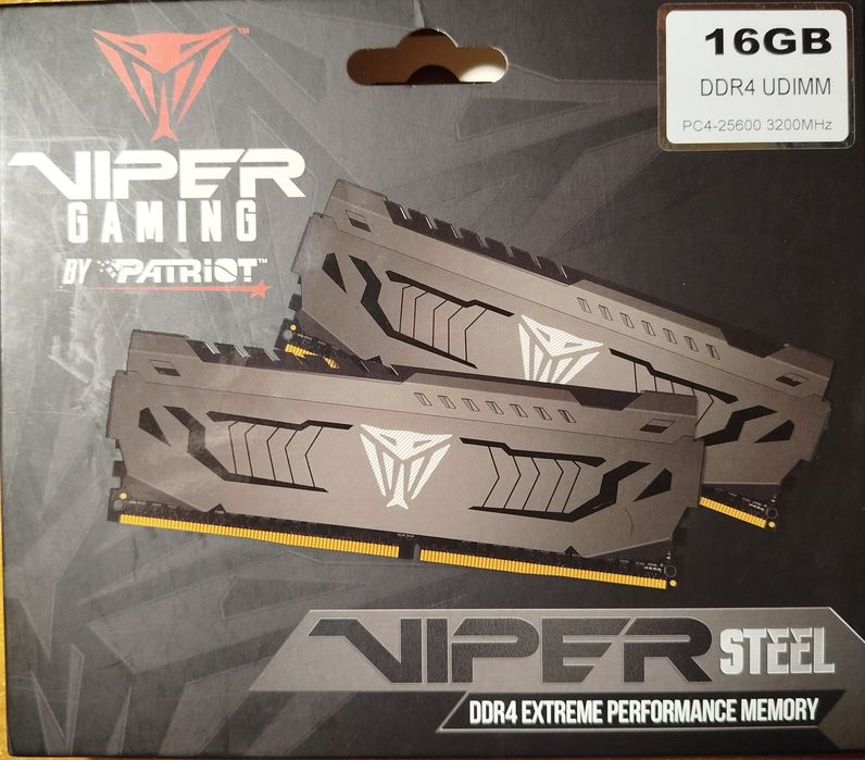 Оперативна пам'ять Patriot Viper Steel DDR4 16GB 3200MHz