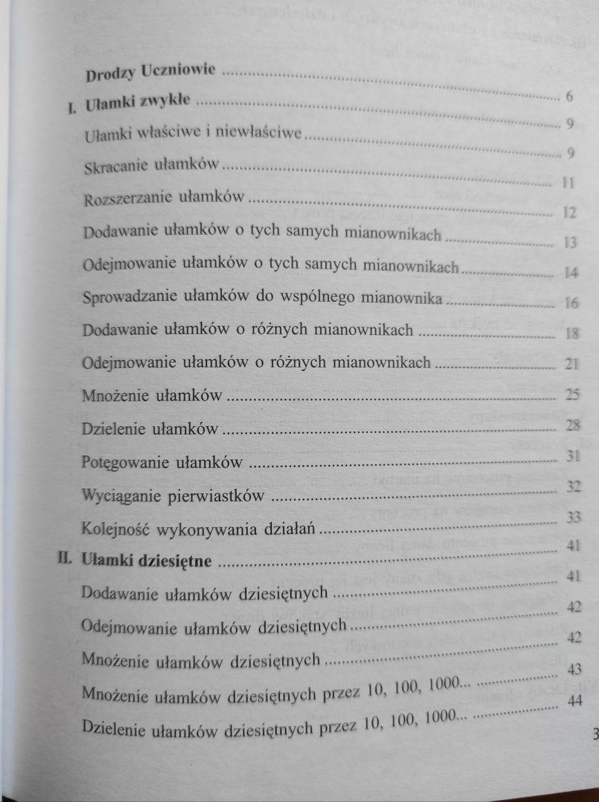 Korepetycje z matematyki klasa 6