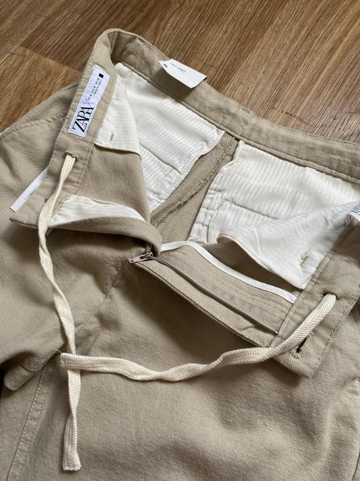 Льняні штани ZARA