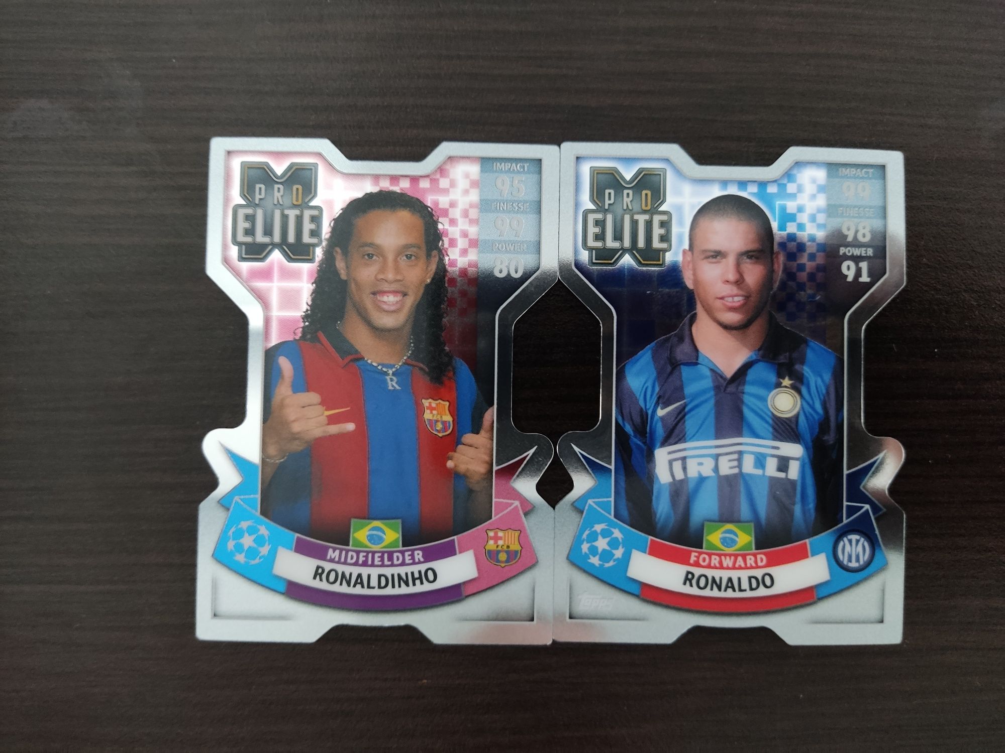 Karty Pro Elite Ronaldinho Ronaldo