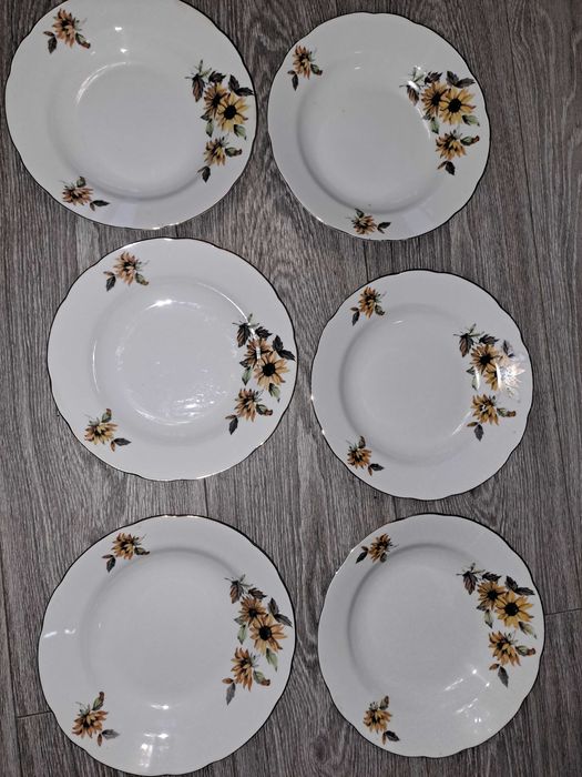 тарелки - 24 см Набор 6шт Фарфор Япония новые