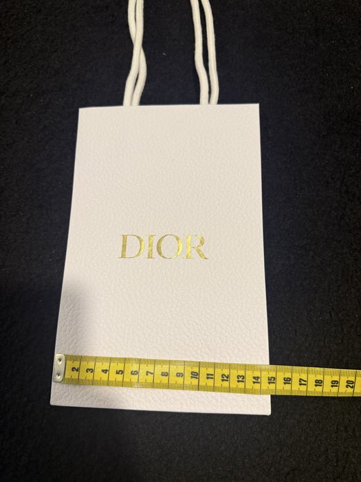 Biała torba Dior