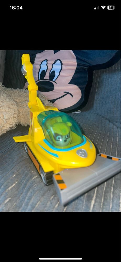 Psi Patrol pojazd Rubble z figurka