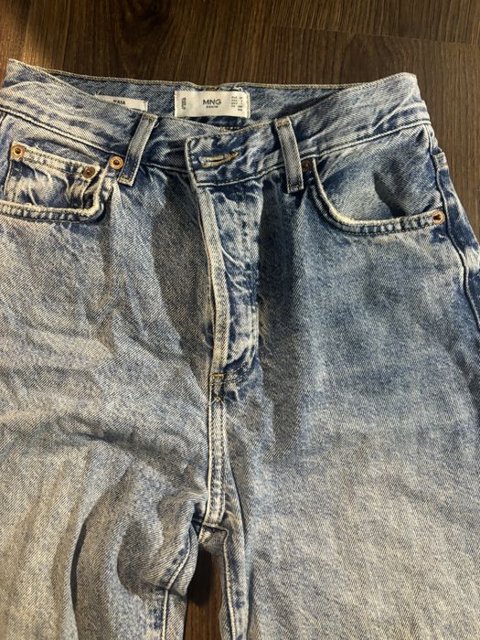 джинси манго на високих дівчат хс прямі wide leg