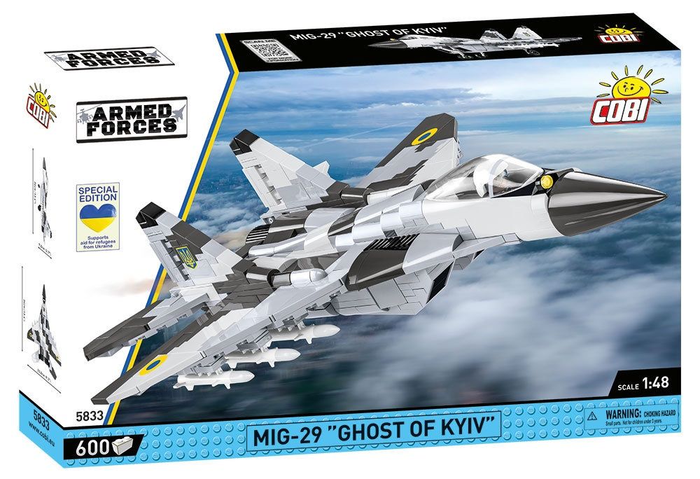 COBI Duch Kijowa Ghost Of Kyiv MIG-29 Samolot klocki NOWY
