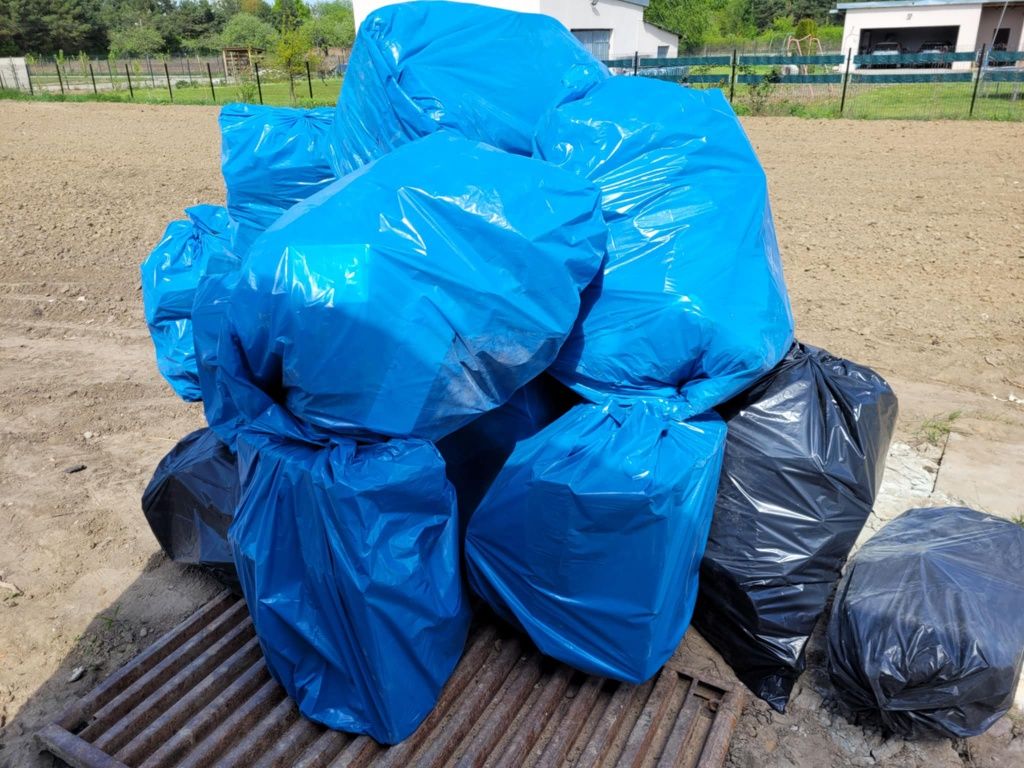 Styropian po budowie bez kleju czysty w workach