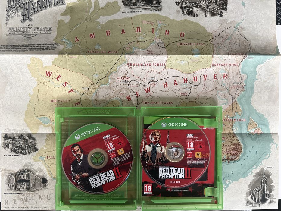 Red Dead Redemption 2 gra RDR2 Xbox One Series X plakat