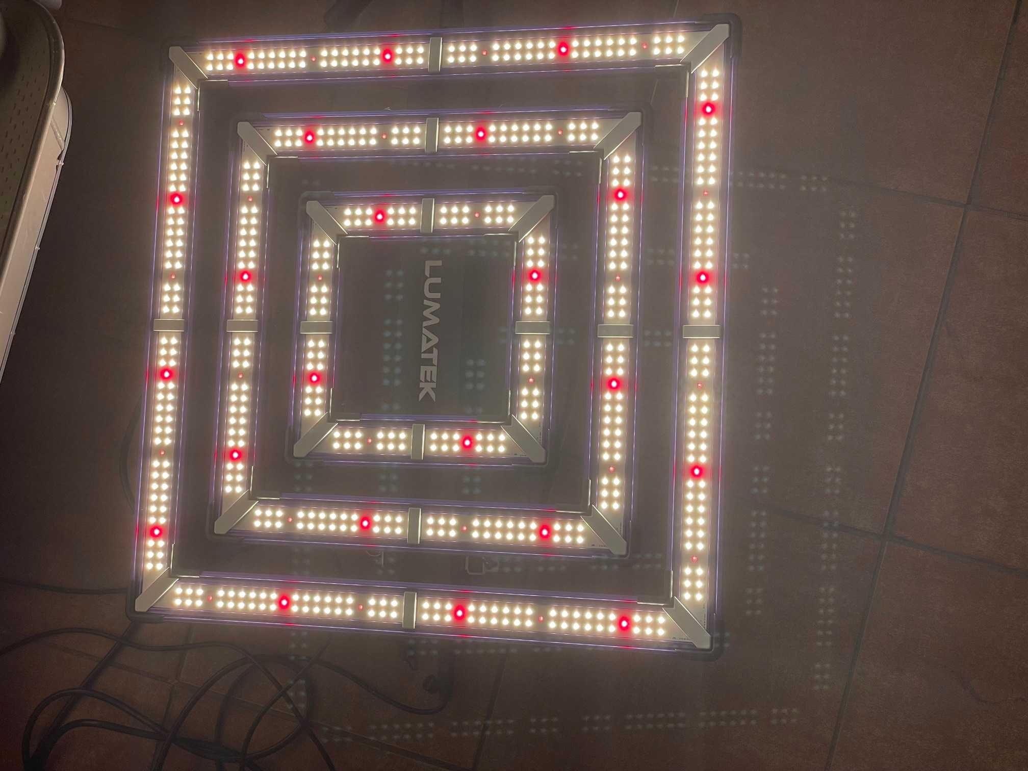 Lampa LED do roślin Lumatek ATS 300W PRO Growbox 100x100cm