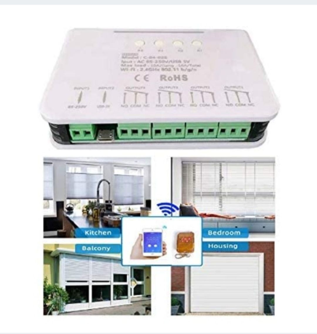 Sterownik MHCOZY Przekaźnik Wi-Fi C-04-02S-RF