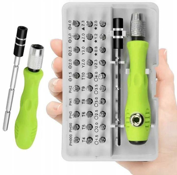Wkrętaki PRECYZYJNE Zestaw 32w1 do elektroniki Bity TORX ŚRUBOKRĘTY